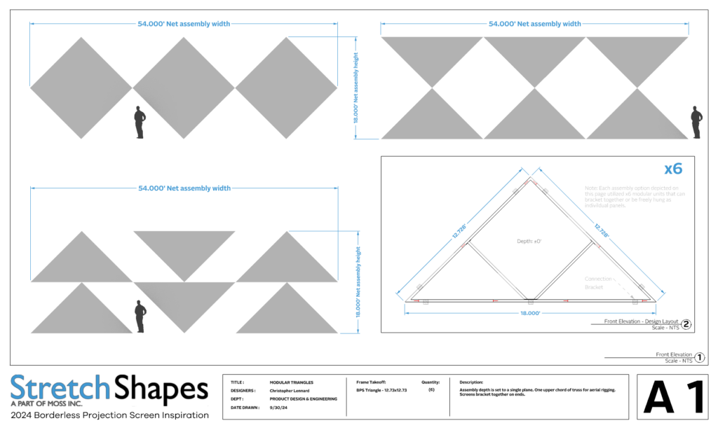 stretch shapes, stretchshapes, stretch fabric, stage design, set design, stretch screen, stretchy screens, curved projection screen, projection screen, large projection screen, projection screen material, screen projection, stretch panels, custom stage set, stage design